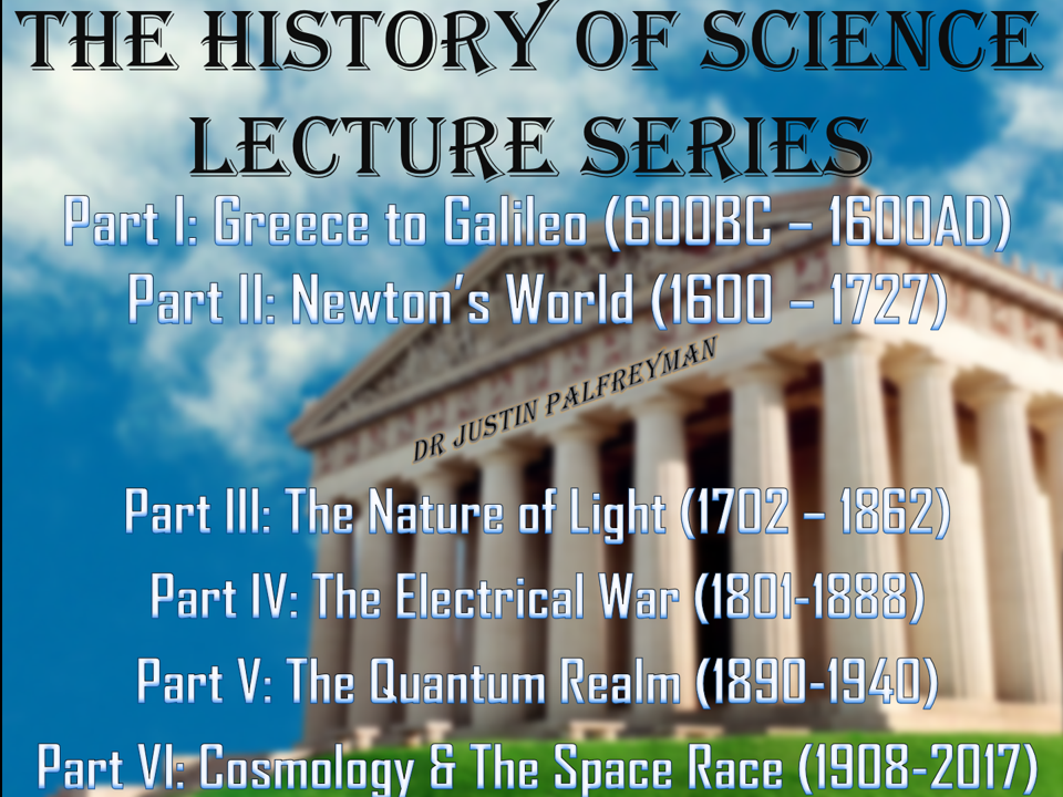 History of Science Lectures - title page